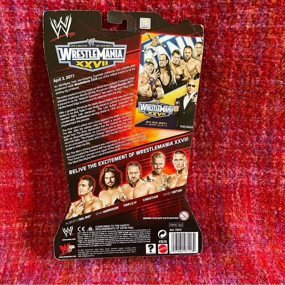Wrestlemania XXVII John Cena Action Figure 2011 Atlanta NIB Toys R Us VINTAGE - Picture 5 of 11